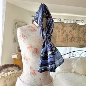 vintage blue scarf‎